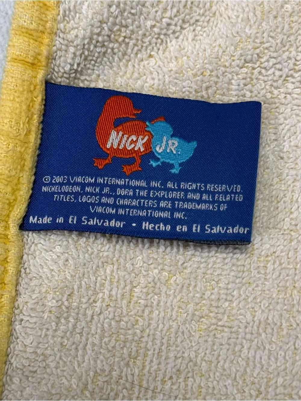 Vintage Y2K 2005 Dora The Explorer Beach Towel Sandcastle  Nickelodeon Jr Kids